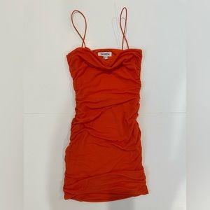 That’s So Fetch Orange “Landon Mini Dress” - US 4